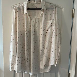 Button down with hearts - Cute for Valentine's Day